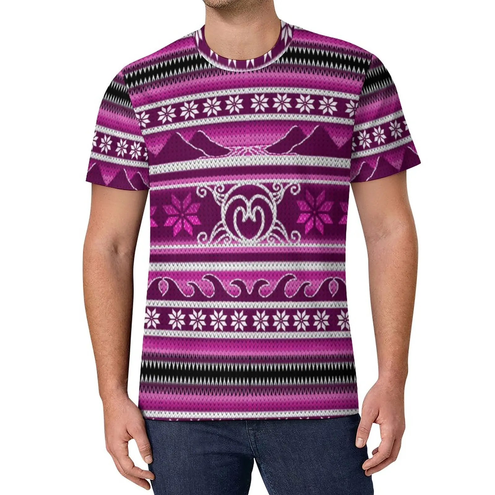 Winter Pink Nordic T-Shirt Vintage Design Fashion T Shirts Awesome Tshirt Summer Short Sleeve Custom Clothes
Winter Pink Nordic T-Shirt Vintage Design Fashion T Shirts Awesome Tshirt Summer Short Sleeve Custom Clothes