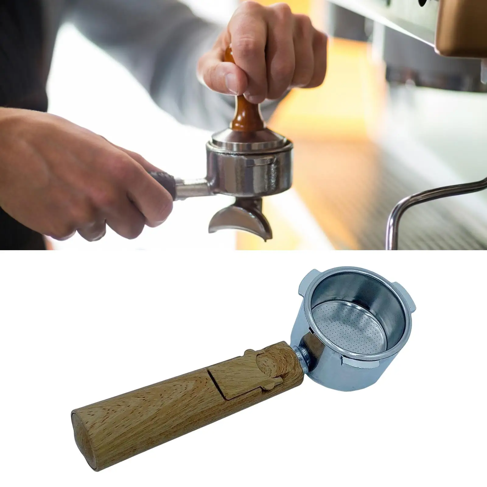 Espresso Portafilter Alloy Portafilters Coffee Bottomless Portafilter Remover for Accessories
Espresso Portafilter Alloy Portafilters Coffee Bottomless Portafilter Remover for Accessories