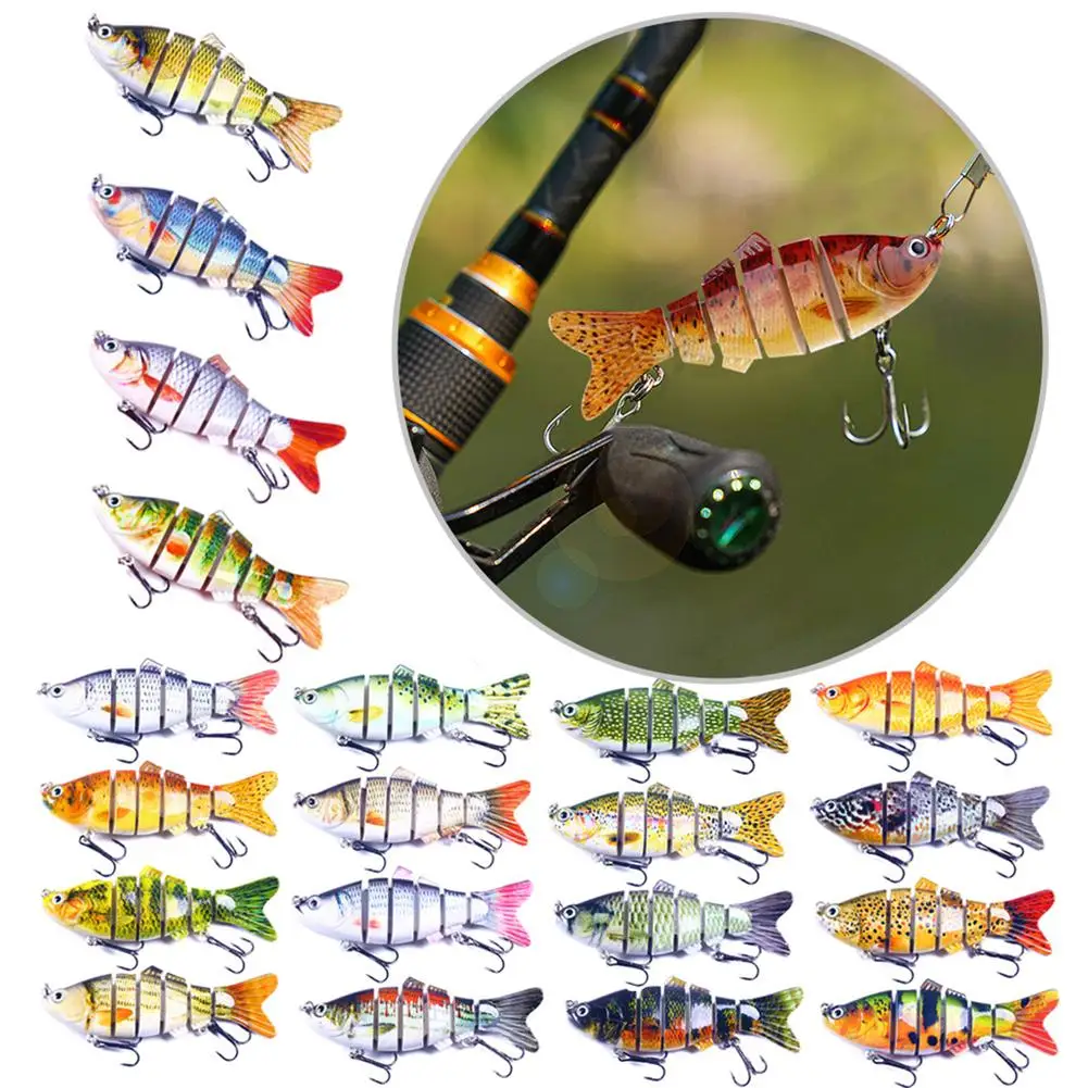 Рыболовная Приманка 10 см/18 г, многосегментная шарнирная искусственная жесткая приманка, рыболовная снасть с тройными крючками
Рыболовная Приманка 10 см/18 г, многосегментная шарнирная искусственная жесткая приманка, рыболовная снасть с тройными крючками