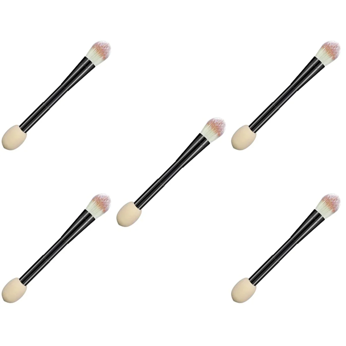 5pcs Dual-ended Makeup Brush Makeup Sponge Foundation Concealer Loose Powder Brush
5pcs Dual-ended Makeup Brush Makeup Sponge Foundation Concealer Loose Powder Brush