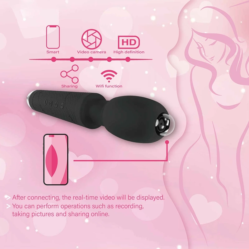 8 Kinds Of Intensity Adjustment And 20 Minutes Of Vibration Mode Multi-Function Fun WIFI Visual Endoscope Massage Stick
8 Kinds Of Intensity Adjustment And 20 Minutes Of Vibration Mode Multi-Function Fun WIFI Visual Endoscope Massage Stick