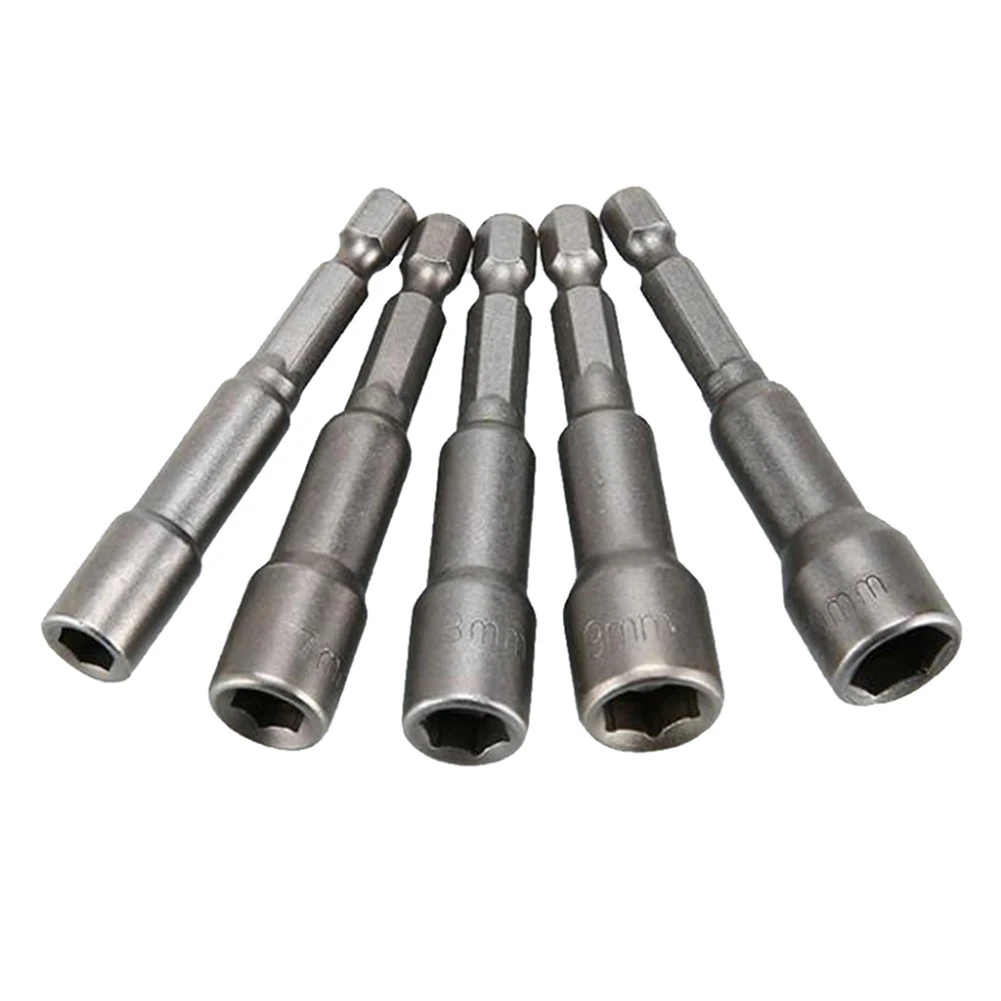 6/7/8/9/10mm Hex Socket 1/4inch Quick Release Magnetic Nut Driver Wind Batch Head For Screwdrivers Power Drills
6/7/8/9/10mm Hex Socket 1/4inch Quick Release Magnetic Nut Driver Wind Batch Head For Screwdrivers Power Drills