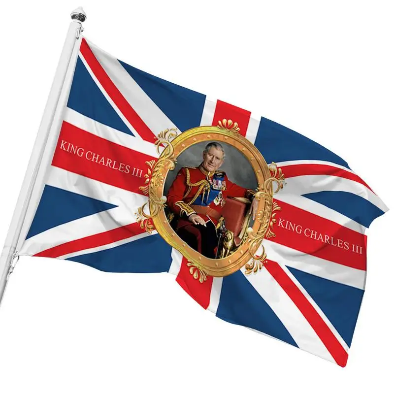 King Charles Union Jack Flag 3x5Ft 2022 Great Britain Union Jack Flag United Kingdom King Charles III Ascending Celebration
King Charles Union Jack Flag 3x5Ft 2022 Great Britain Union Jack Flag United Kingdom King Charles III Ascending Celebration