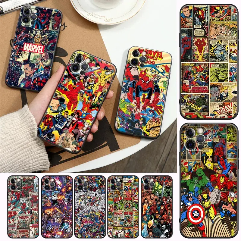 Funny Marvel Avengers Poster Comic Anime Phone Case For Apple iPhone 14 13 12 11 Pro Max 8 7 SE XR XS Plus 5G Black Cover Fundas
Funny Marvel Avengers Poster Comic Anime Phone Case For Apple iPhone 14 13 12 11 Pro Max 8 7 SE XR XS Plus 5G Black Cover Fundas