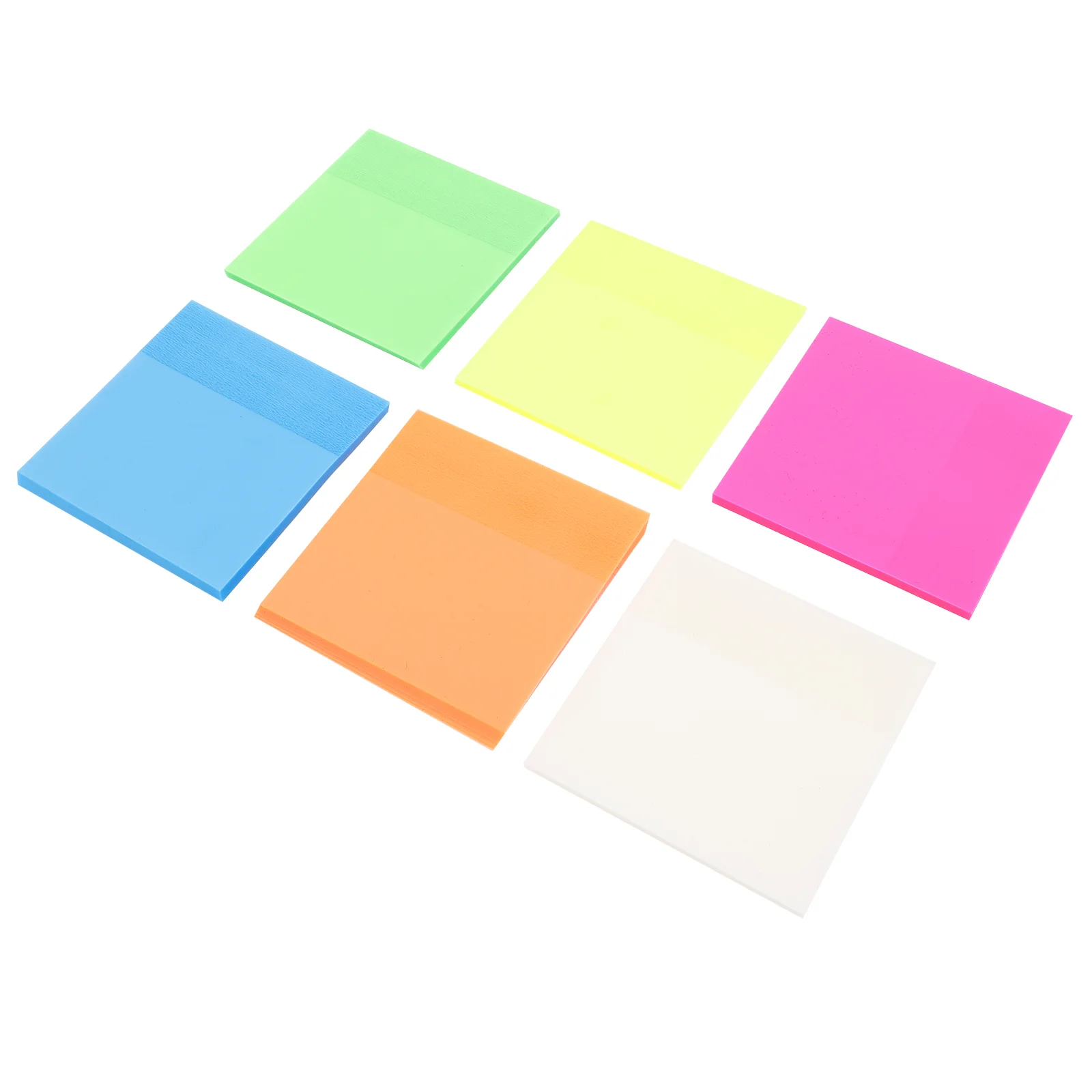 6 Pcs Notes Transparent School Office Bright Color Message Reminder Self-stick Note Self-adhesive Note for Message Reminder
6 Pcs Notes Transparent School Office Bright Color Message Reminder Self-stick Note Self-adhesive Note for Message Reminder