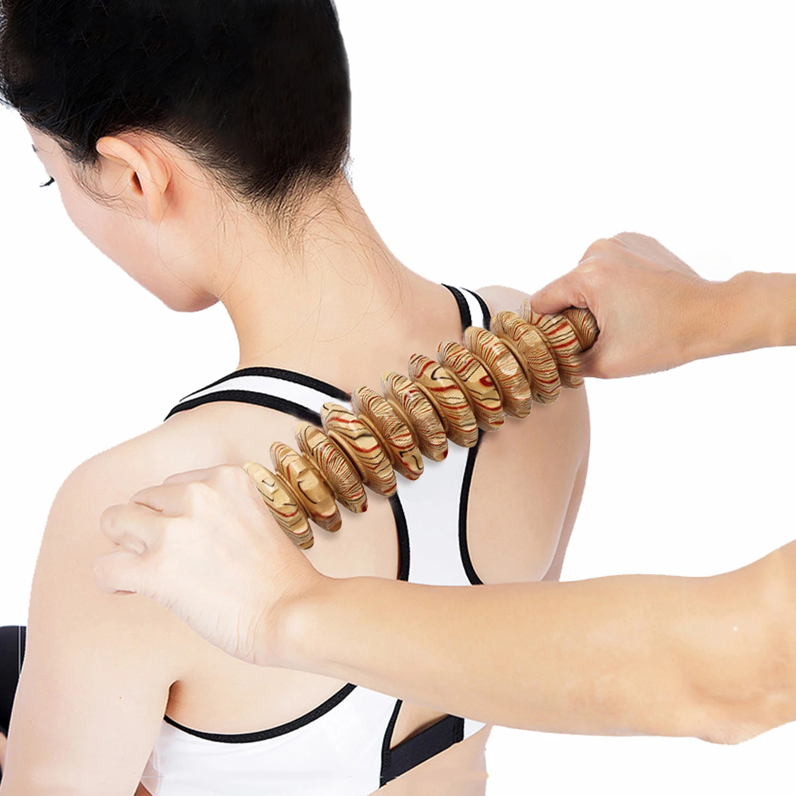 Wood Roller Massage Tools Wood Massage And Muscle Roller Stick Rolling Body Massager For Pain Relief With Non-Slip Handle
Wood Roller Massage Tools Wood Massage And Muscle Roller Stick Rolling Body Massager For Pain Relief With Non-Slip Handle