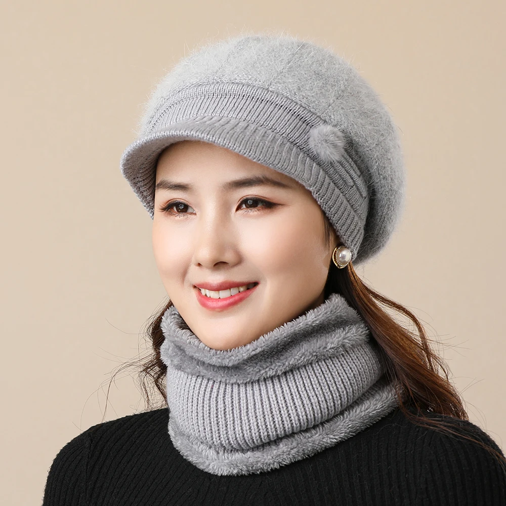 Новинка 2022, зимняя шапка, уличная ветрозащитная сохраняющая тепло женская зимняя шапка из кроличьего меха, вязаный берет, шапка 
Новинка 2022, зимняя шапка, уличная ветрозащитная сохраняющая тепло женская зимняя шапка из кроличьего меха, вязаный берет, шапка
