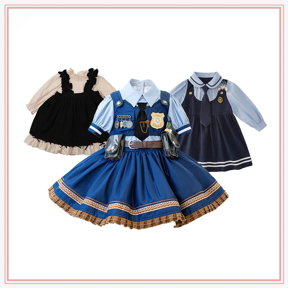 Disney Judy Hopps Girls Dresses Anime Printing Dresses Children's Fashion Long-Sleeved Skirt Girls Party Dresses for Birthdays
Disney Judy Hopps Girls Dresses Anime Printing Dresses Children's Fashion Long-Sleeved Skirt Girls Party Dresses for Birthdays