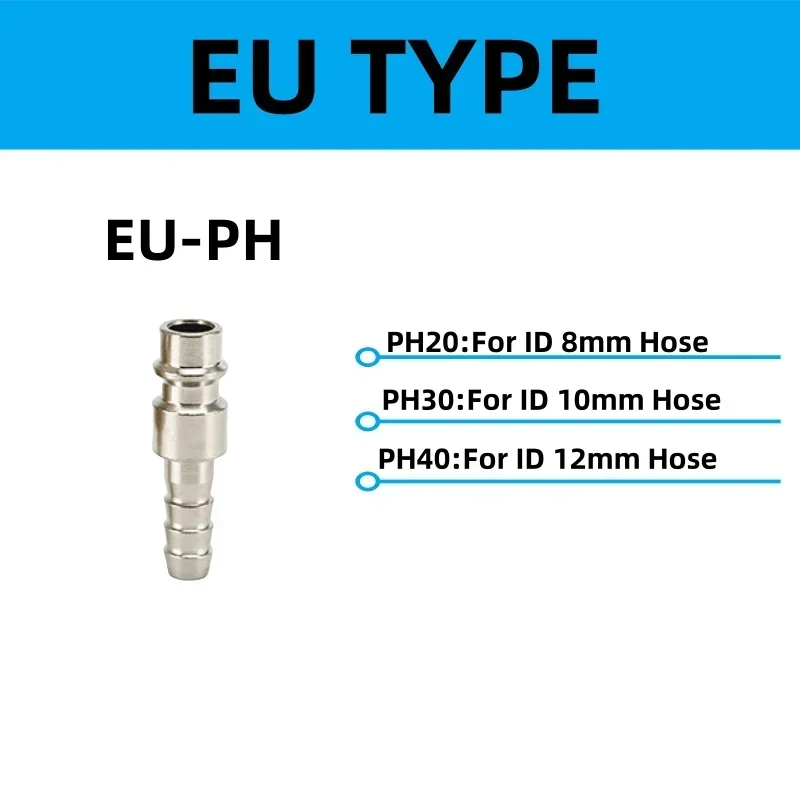 HEBAI Быстроразъемный фитинг для компрессора 1/4 3/8 1/2
HEBAI Быстроразъемный фитинг для компрессора 1/4 3/8 1/2