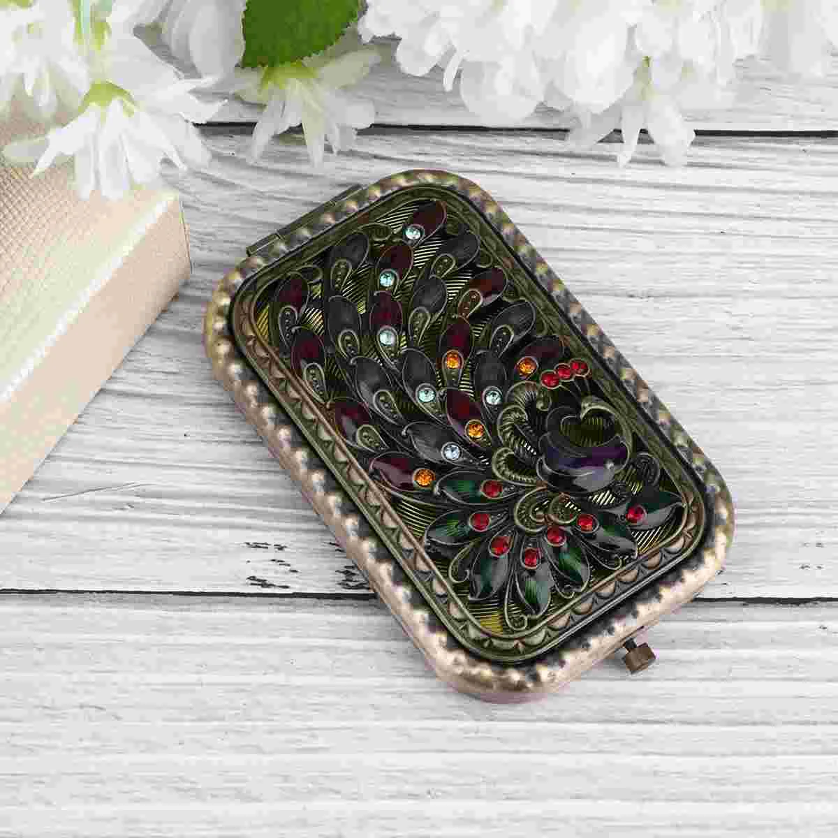 Mirror Compact Makeup Vintage Pocket Purse Foldable Double Mini Women Vanity Portable Side Travel Handheld Purses Mirrors
Mirror Compact Makeup Vintage Pocket Purse Foldable Double Mini Women Vanity Portable Side Travel Handheld Purses Mirrors