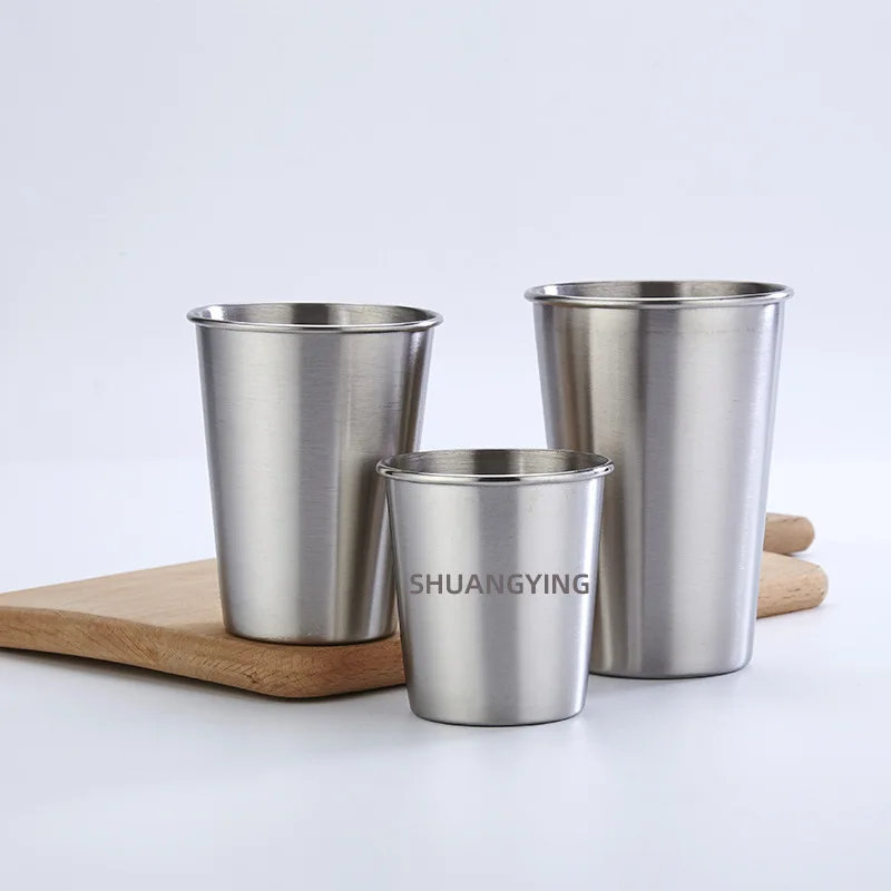 Outdoor 3 sizes 200/350/500 stainless steel beer mug juice cold drink mug single layer crimp 16oz cold water mug
Outdoor 3 sizes 200/350/500 stainless steel beer mug juice cold drink mug single layer crimp 16oz cold water mug