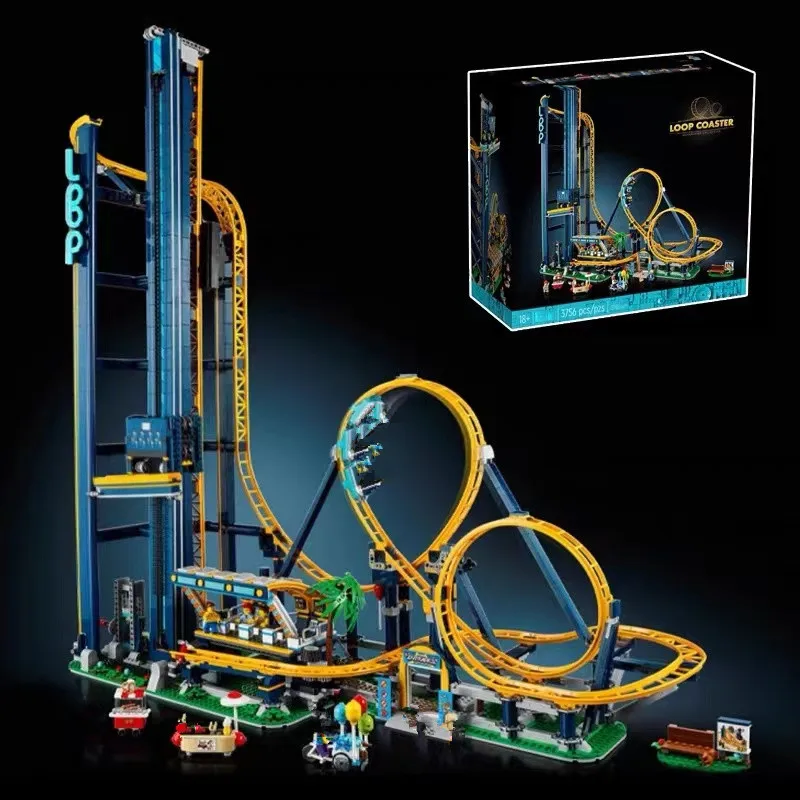 3756pcs Loop Coaster Amusement Park Model Building Block Compatible 10303 City Bricks Kits Toys For Children Christmas Gift
3756pcs Loop Coaster Amusement Park Model Building Block Compatible 10303 City Bricks Kits Toys For Children Christmas Gift
