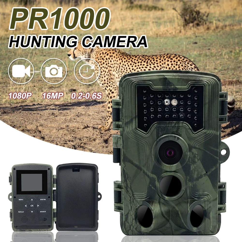 Wildlife Hunting Trail Camera 16MP 1080P 940NM Invisible Infrared Night Vision Motion Activated Camera For Outdoor Home Security
Wildlife Hunting Trail Camera 16MP 1080P 940NM Invisible Infrared Night Vision Motion Activated Camera For Outdoor Home Security