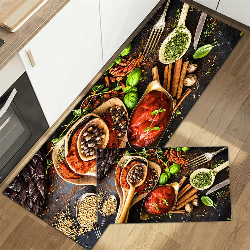 Seasoning Kitchen Mat Long Strip Bedroom Entrance Doormat 3D Pattern Home Floor Decoration Living Room Bathroom Non-Slip Rug A09
Seasoning Kitchen Mat Long Strip Bedroom Entrance Doormat 3D Pattern Home Floor Decoration Living Room Bathroom Non-Slip Rug A09