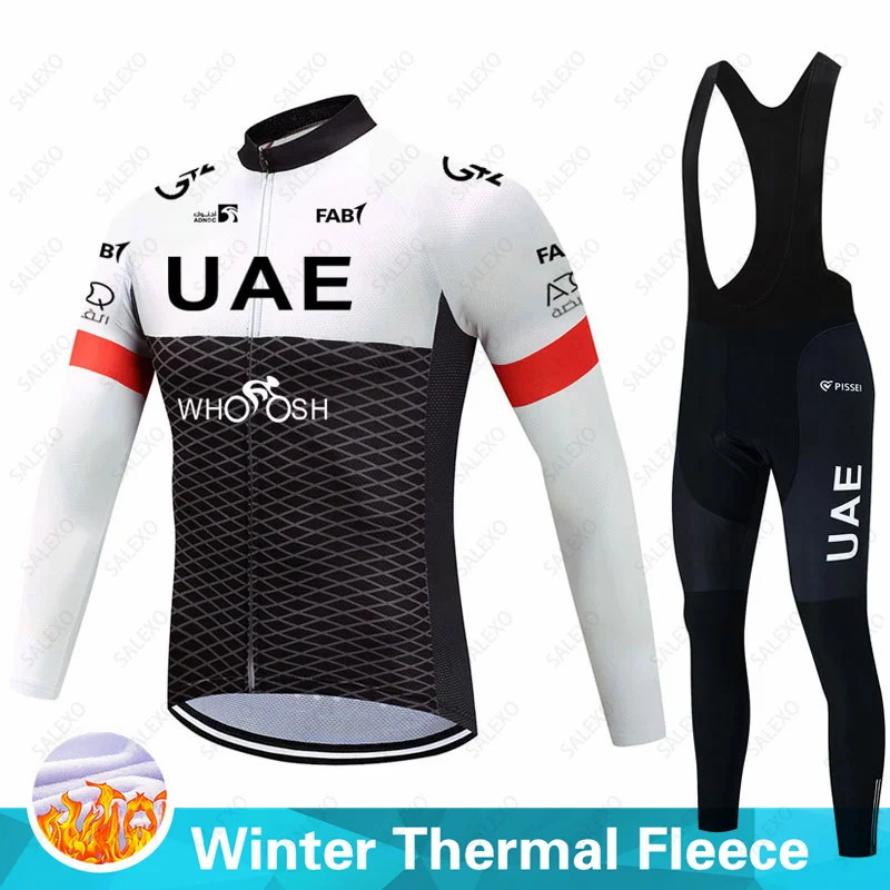 Men Uae Winter Long Sleeve Thermal Fleece Cycling Jersey Set Bib Pants Ropa Ciclismo Bicycle Clothing MTB Bike Jersey Uniform
Men Uae Winter Long Sleeve Thermal Fleece Cycling Jersey Set Bib Pants Ropa Ciclismo Bicycle Clothing MTB Bike Jersey Uniform