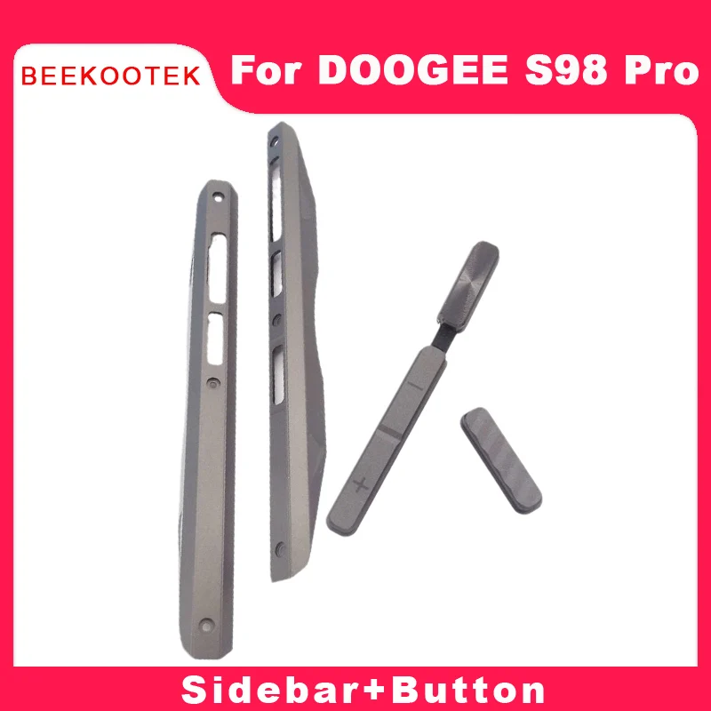 

Новый корпус передний корпус средняя боковая металлическая рамка чехол s средний чехол + кнопка регулировки громкости запасные части для Doogee S98 Pro