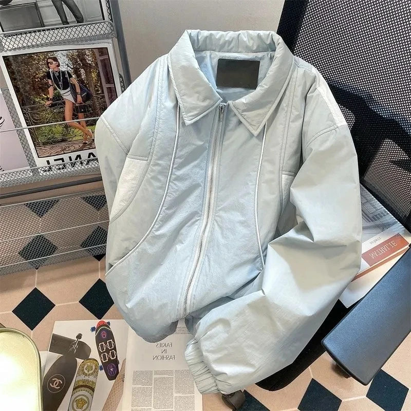 Gidyq Vintage Women Bomber Jacket Casual Streetwear Patchwork Loose Coats Harajuku Korean Y2K Female Zipper Baseball Jersey New
Gidyq Vintage Women Bomber Jacket Casual Streetwear Patchwork Loose Coats Harajuku Korean Y2K Female Zipper Baseball Jersey New