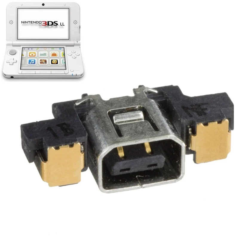 

Оригинальный разъем питания для зарядки, док-разъем, зарядный порт для Nintendo 3DS / 3DS XL LL 3DSXL/LL, игровые аксессуары