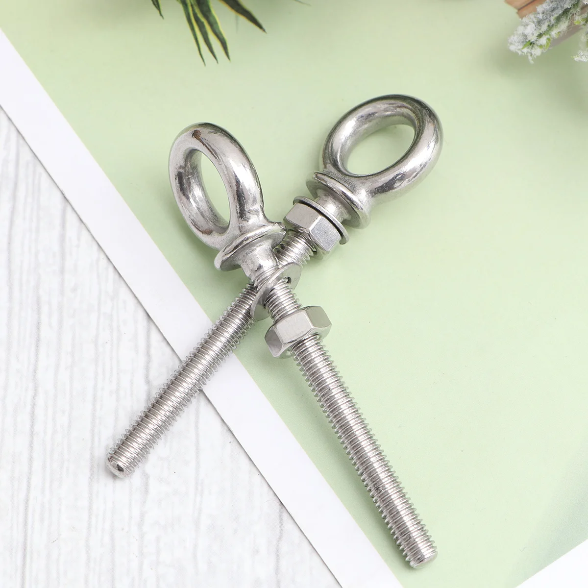 2Pcs Metal Eye Hooks Shoulder Eye Bolts Stainless Steel Eye Shape Screws Heavy Duty Screw Eyes for Metal Hook ( X 60- Hexagon
2Pcs Metal Eye Hooks Shoulder Eye Bolts Stainless Steel Eye Shape Screws Heavy Duty Screw Eyes for Metal Hook ( X 60- Hexagon
