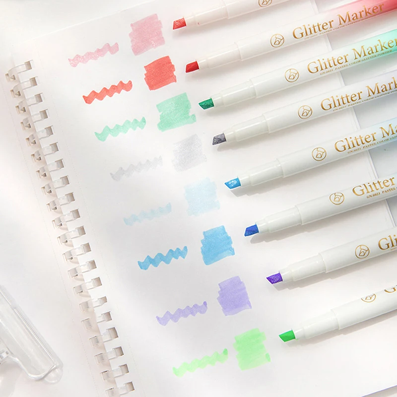 1pc Ins Pastel Highlighter Pen Pastel Fine Glitter Highlighter Accent Marker Pearlescent Marker Scrapbook Painted Highlighter
1pc Ins Pastel Highlighter Pen Pastel Fine Glitter Highlighter Accent Marker Pearlescent Marker Scrapbook Painted Highlighter