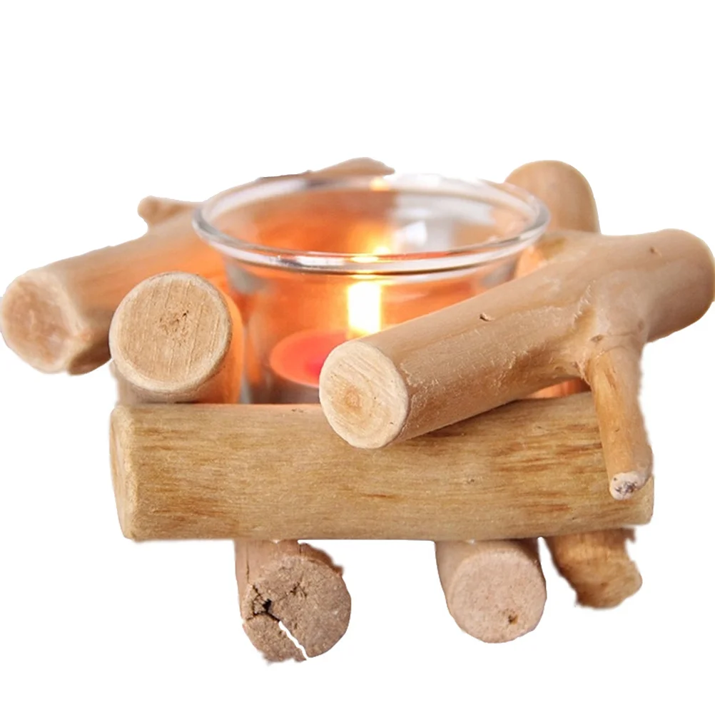 1 Pc Wooden Holder Rustic Retro Tealight Holder Table Ornament Stand Candlestick for Home
1 Pc Wooden Holder Rustic Retro Tealight Holder Table Ornament Stand Candlestick for Home