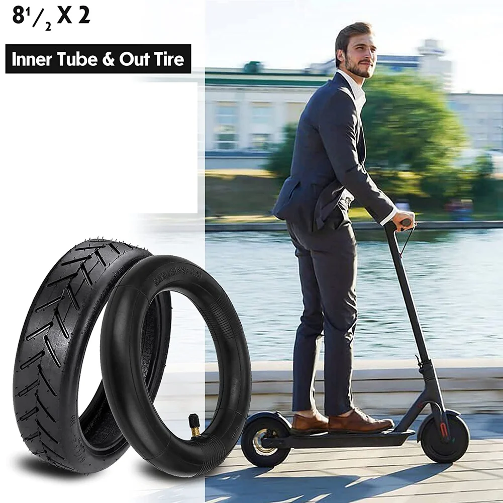 8.5 Inch Electric Scooter Tire & Inner Tubes, 50/75-6.1 for Xiaomi M365/Pro/Gotrax/1S, 8 1/2X2 Electric Scooter Tires
8.5 Inch Electric Scooter Tire & Inner Tubes, 50/75-6.1 for Xiaomi M365/Pro/Gotrax/1S, 8 1/2X2 Electric Scooter Tires