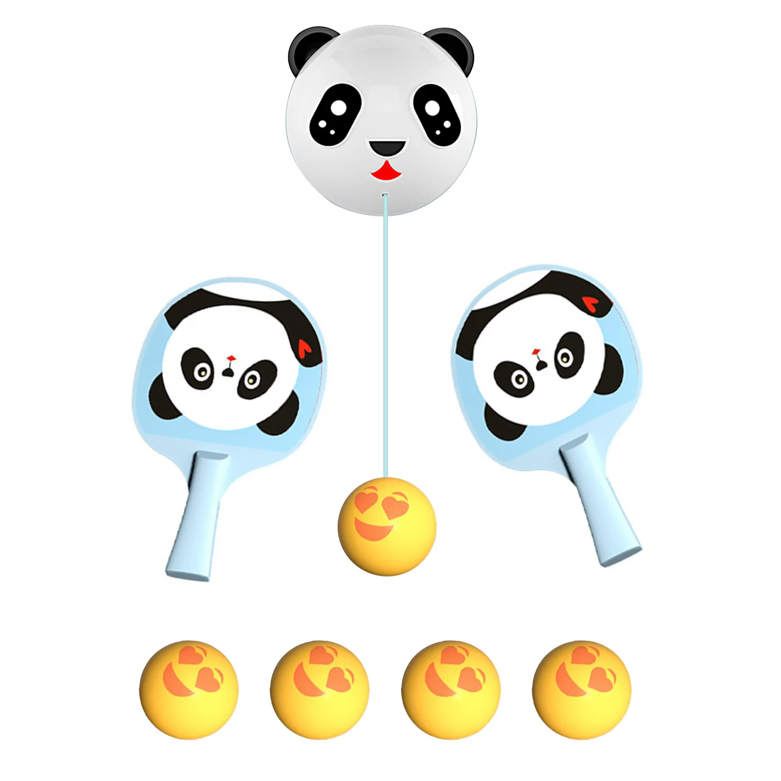 Ping-Pong Training Simulator Easy To Install Ping-Pong Ball Kits For Hand-Eye Coordination Reaction Exercise Single Ball Trainer
Ping-Pong Training Simulator Easy To Install Ping-Pong Ball Kits For Hand-Eye Coordination Reaction Exercise Single Ball Trainer