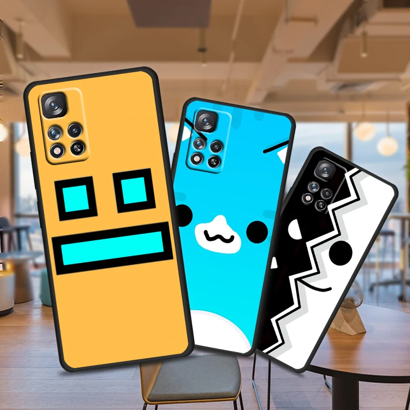 Geometry Dash Cute Game For Xiaomi Redmi Note 11 10T 5G 9T 9S 8T 7 6 Pro Max Plus 5A 4 Soft Black Phone Silicone Cover 
Geometry Dash Cute Game For Xiaomi Redmi Note 11 10T 5G 9T 9S 8T 7 6 Pro Max Plus 5A 4 Soft Black Phone Silicone Cover