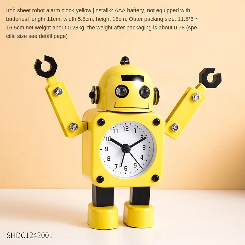 Homhi Electronic Robot Alarm Clock Boy Student Despertador Inteligente Gift Home Decoration Habitacion Adolescente Clock HSZ-006
Homhi Electronic Robot Alarm Clock Boy Student Despertador Inteligente Gift Home Decoration Habitacion Adolescente Clock HSZ-006