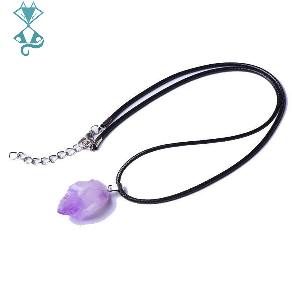 Natural Amethyst Necklace For Women Amethyst Raw Stone Pendant For Girl Purple Energy Crystal Necklace Gift For Memorial Day
Natural Amethyst Necklace For Women Amethyst Raw Stone Pendant For Girl Purple Energy Crystal Necklace Gift For Memorial Day