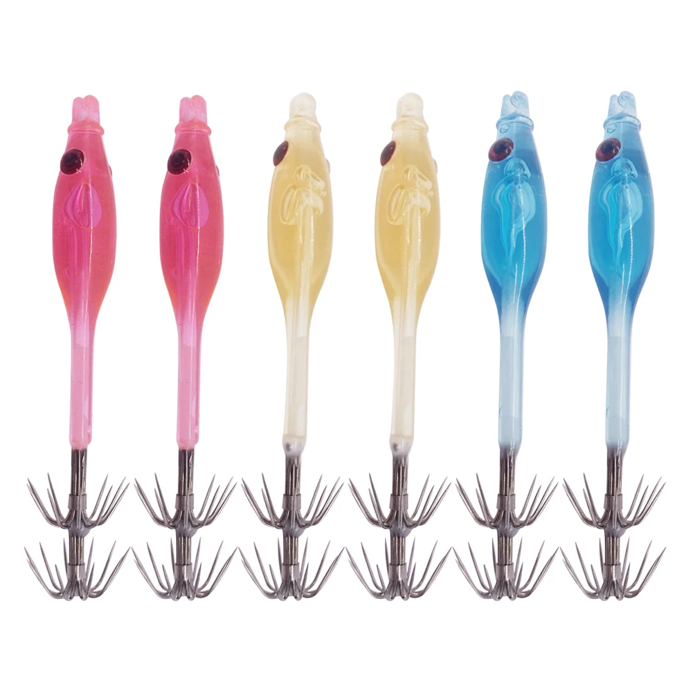 2pcs Squid Hook Wood Shrimp Fishing Squid Jigs Lure Cuttlefish Hook Fishing Explosion Hook Fishing Tackle Equipment Accessories
2pcs Squid Hook Wood Shrimp Fishing Squid Jigs Lure Cuttlefish Hook Fishing Explosion Hook Fishing Tackle Equipment Accessories