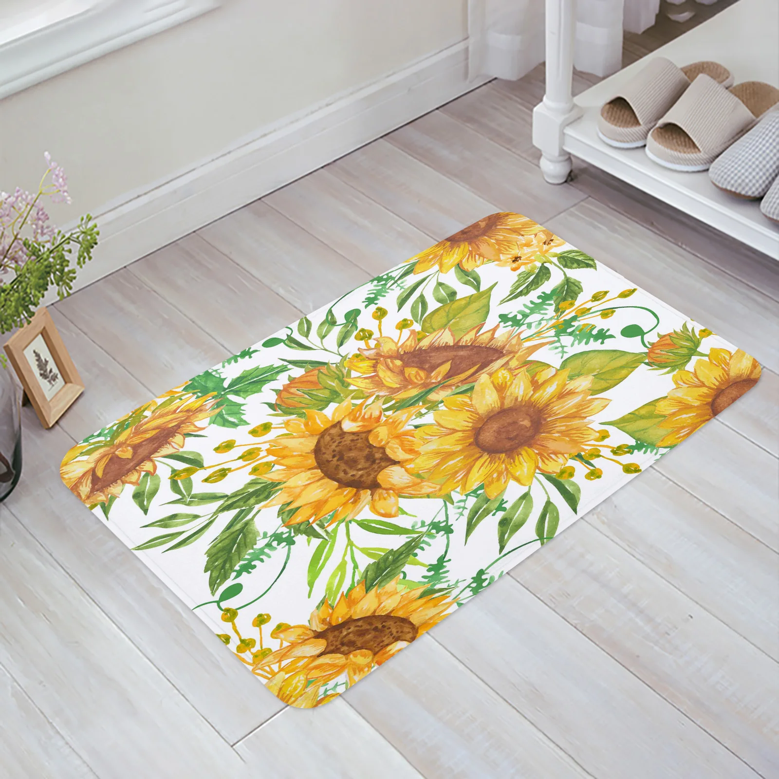 Sunflower Flower Watercolor Entrance Door Mat Bedroom Kitchen Bathroom Mat Non-slip Door Mat Personality Home Decor
Sunflower Flower Watercolor Entrance Door Mat Bedroom Kitchen Bathroom Mat Non-slip Door Mat Personality Home Decor