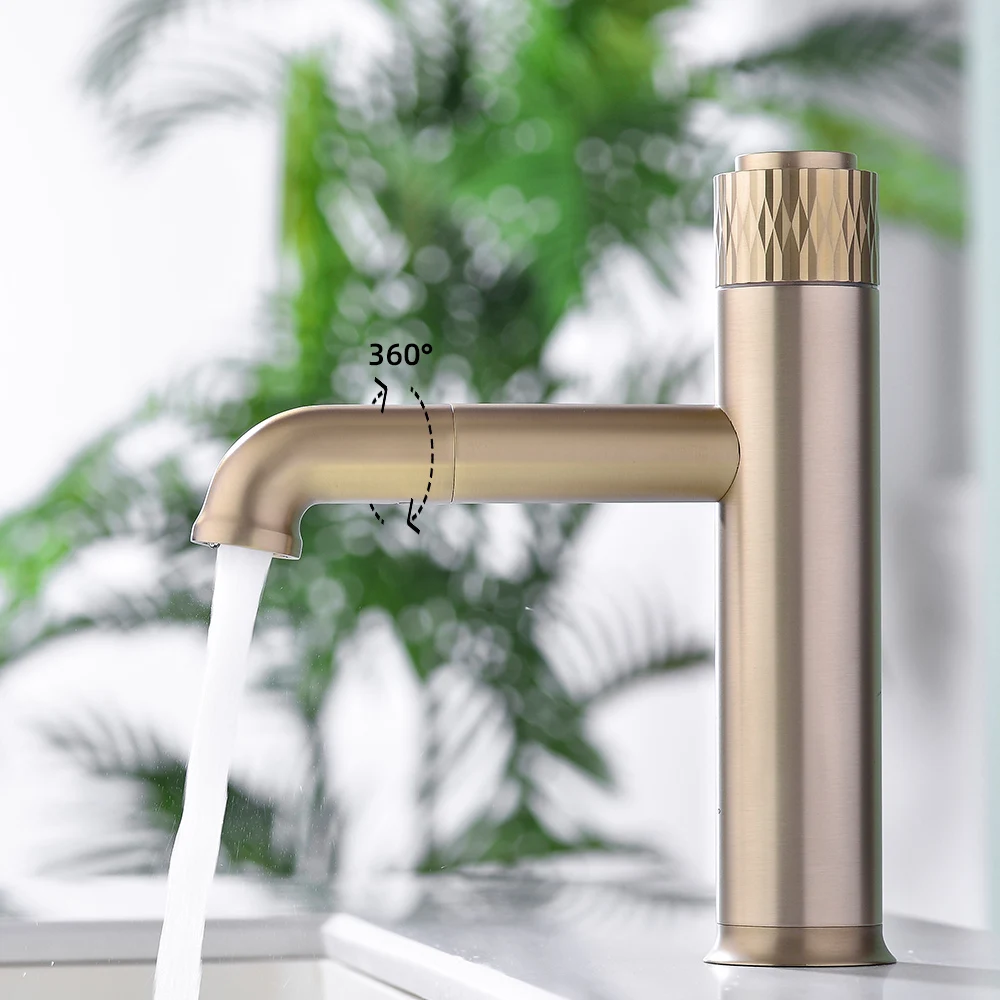 New Basin Faucet Single Lever 360 Rotation Spout Moder Brass Mixer Tap For Kitchen Bathroom Basin Water Sink Mixer brass brush
New Basin Faucet Single Lever 360 Rotation Spout Moder Brass Mixer Tap For Kitchen Bathroom Basin Water Sink Mixer brass brush