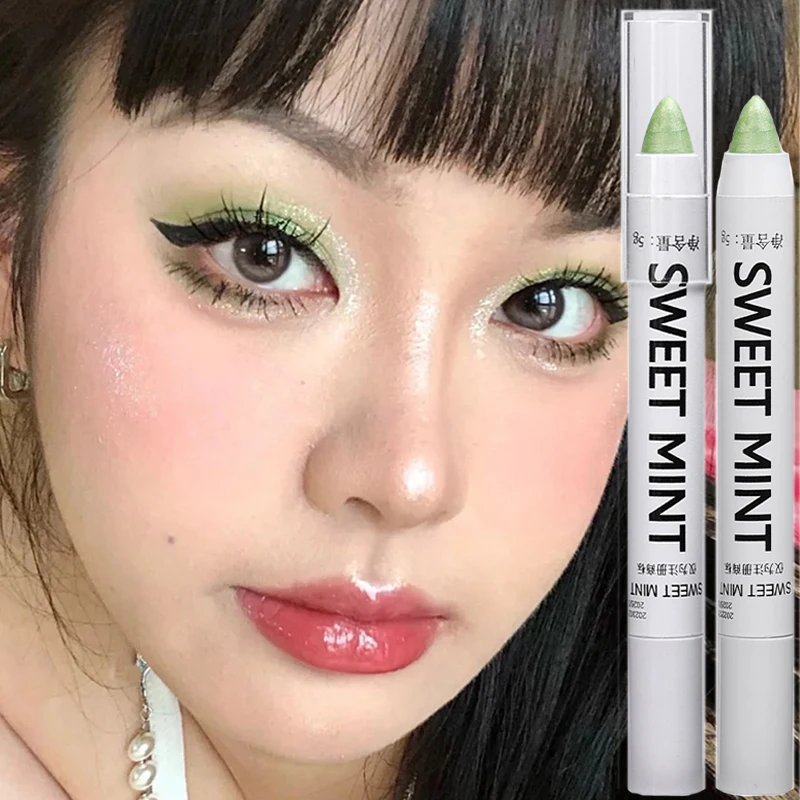 Blue Green Sliver White Eyeshadow Highlighter Pen Waterproof Matte Glitter Brighten Eyeliner Lying Silkworm Eyes Makeup Cosmetic
Blue Green Sliver White Eyeshadow Highlighter Pen Waterproof Matte Glitter Brighten Eyeliner Lying Silkworm Eyes Makeup Cosmetic