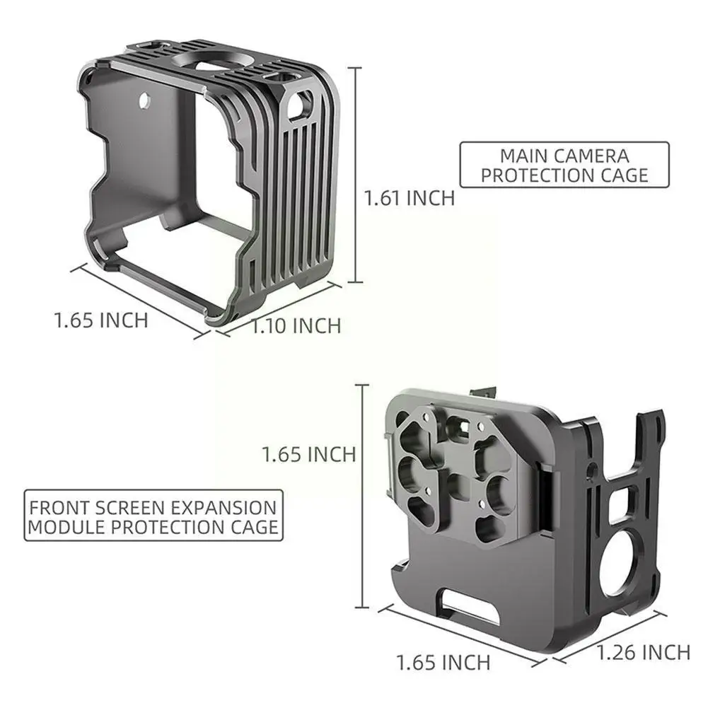 Protective Case For DJI Action 2 Aluminum Alloy Protective Border Cage Magnetic Frame Metal Case Action Camera Accessories M6S9
Protective Case For DJI Action 2 Aluminum Alloy Protective Border Cage Magnetic Frame Metal Case Action Camera Accessories M6S9