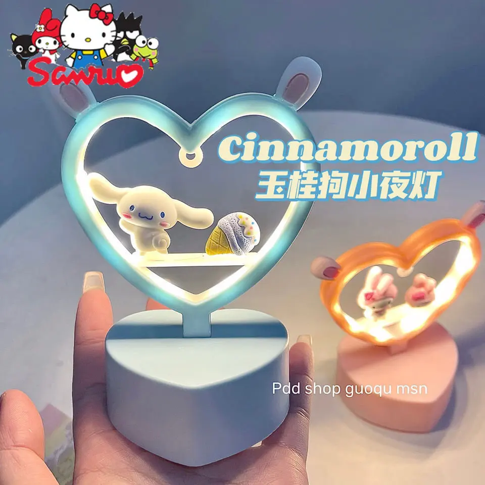 Japanese Sanrio Melody Kuromi Hello Kitty Cinnamoroll Pochacco Night Light Student Table Ornament Light Birthday Gift 9*13.5cm
Japanese Sanrio Melody Kuromi Hello Kitty Cinnamoroll Pochacco Night Light Student Table Ornament Light Birthday Gift 9*13.5cm