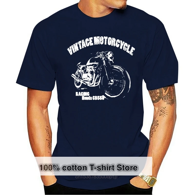 Винтажная мотоциклетная футболка для Кафе Racer Racing Hon Cb550 CB400 motorrad Ретро дизайн модная мужская повседневная хлопковая черная футболка с корот... 
Винтажная мотоциклетная футболка для Кафе Racer Racing Hon Cb550 CB400 motorrad Ретро дизайн модная мужская повседневная хлопковая черная футболка с корот...