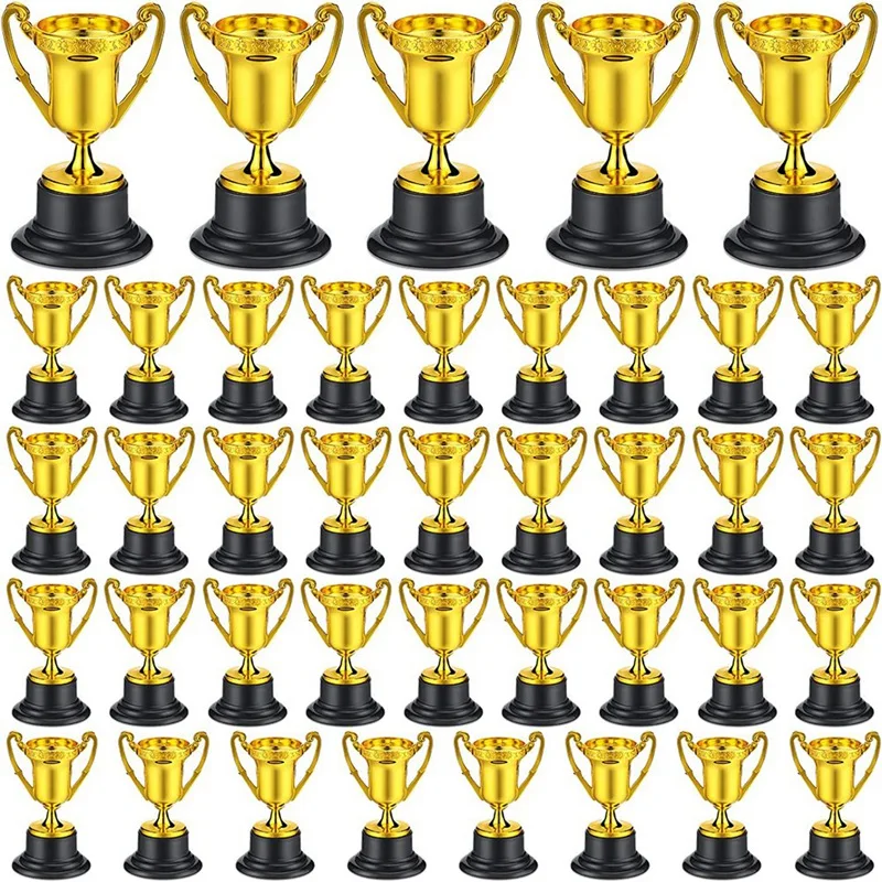 40Pcs Golden Award Trophy Cups Plastic Gold Trophies Mini Awards And Trophies Kids Classroom School Rewards Sports
40Pcs Golden Award Trophy Cups Plastic Gold Trophies Mini Awards And Trophies Kids Classroom School Rewards Sports