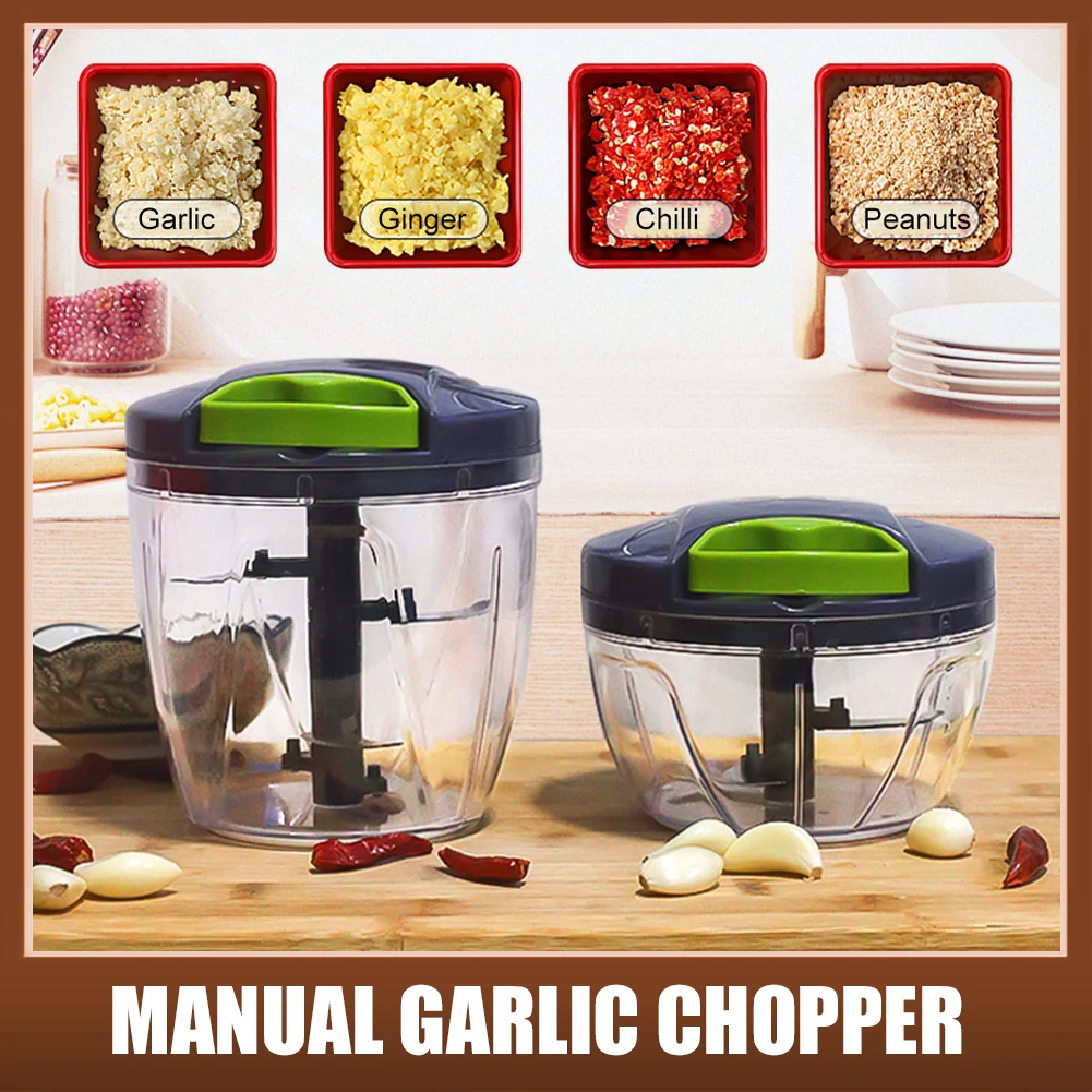 Manual Garlic Chopper Portable Food Processor Hand Pull String Chili Onion Nut Garlic Press Crusher Cooking Kitchen Accessories
Manual Garlic Chopper Portable Food Processor Hand Pull String Chili Onion Nut Garlic Press Crusher Cooking Kitchen Accessories