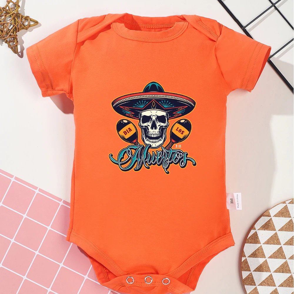 Cute Funny Halloween Baby Romper Cartoon Skull Print Baby Girl Bodysuit Fashion Orange Cotton Newborn Baby Boy Clothes Dropship
Cute Funny Halloween Baby Romper Cartoon Skull Print Baby Girl Bodysuit Fashion Orange Cotton Newborn Baby Boy Clothes Dropship