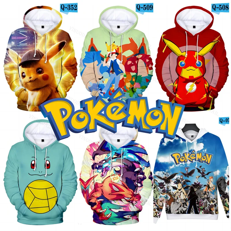Ketchum Thin Warm Sweatshirts Pikachu Pokemon Hoodies Charmander Fleece Oversized Hooded Men Outerwear Coat Long Sleeve Jacket
Ketchum Thin Warm Sweatshirts Pikachu Pokemon Hoodies Charmander Fleece Oversized Hooded Men Outerwear Coat Long Sleeve Jacket