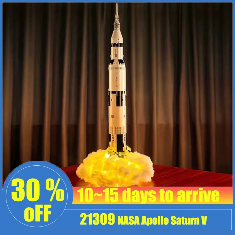 2023 Новый конструктор Apollo Saturn, совместимый с 92176 космическими ракетами, серии конструкторов, развивающие игрушки для подарка на день рождени...
2023 Новый конструктор Apollo Saturn, совместимый с 92176 космическими ракетами, серии конструкторов, развивающие игрушки для подарка на день рождени...