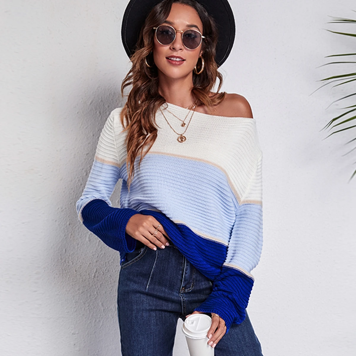 2023 Fashion Gradient Striped Sweater for Women Color Matching European and American Knitwear Tops Y2k
2023 Fashion Gradient Striped Sweater for Women Color Matching European and American Knitwear Tops Y2k