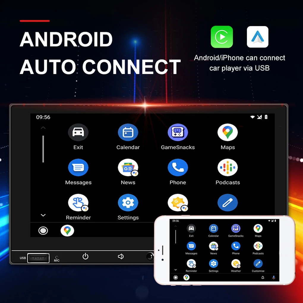 Double Din Automobiles Dashboard MP5 Player 7-inch Double USB Touch Screen Memory Card Audio Remote Control Radio
Double Din Automobiles Dashboard MP5 Player 7-inch Double USB Touch Screen Memory Card Audio Remote Control Radio