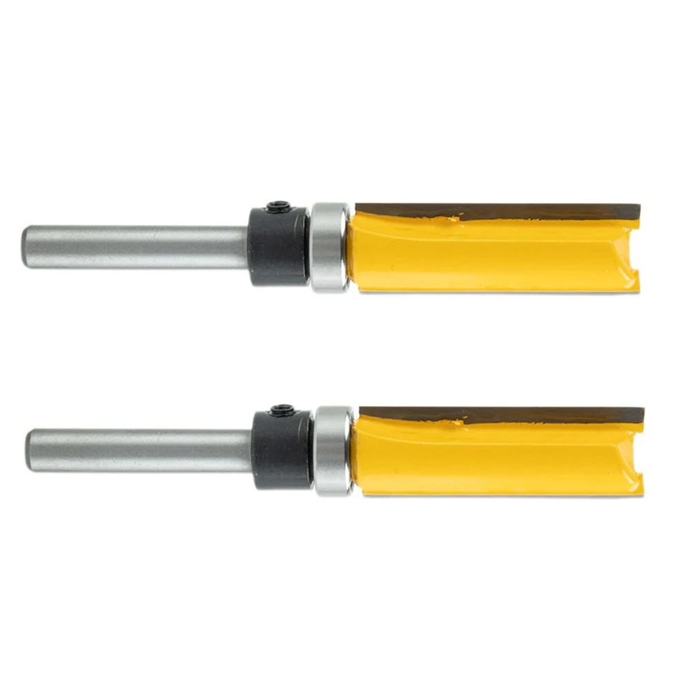 2pcs 1/4\" Shank Flush Trim Router Bit With Bearing Template Pattern Bit Straight End Mill For Wood Tenon Woodworking Tools
2pcs 1/4\" Shank Flush Trim Router Bit With Bearing Template Pattern Bit Straight End Mill For Wood Tenon Woodworking Tools