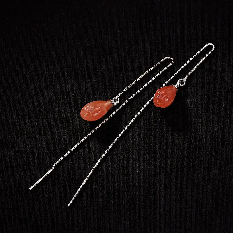 Южный красный агат, нефритовые серьги, Длинные Стильные темпераментные художественные серьги в старинном стиле, серьги
Южный красный агат, нефритовые серьги, Длинные Стильные темпераментные художественные серьги в старинном стиле, серьги
