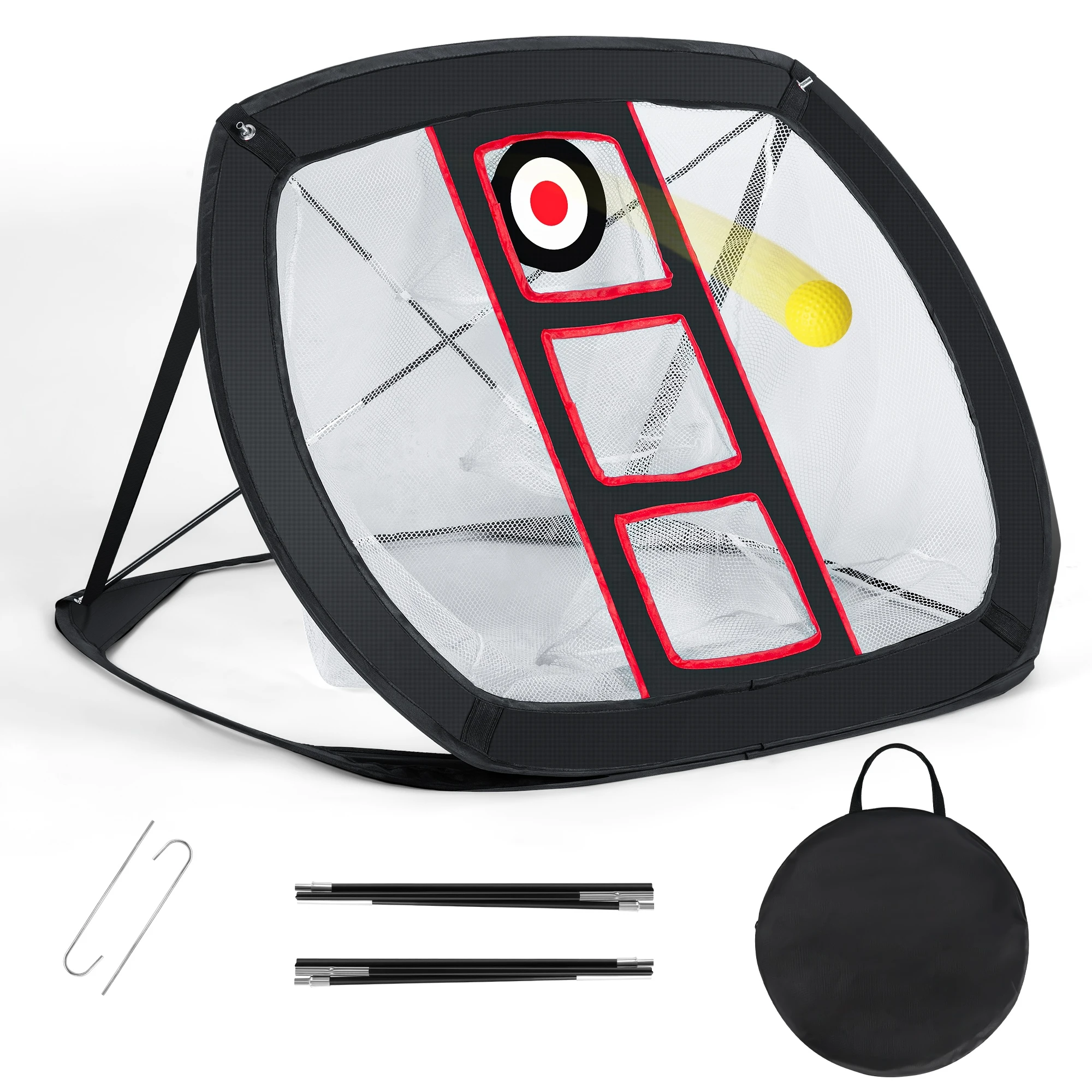 One-piece drop shipping Wholesale custom Portable golf practice chipping nets Adjustable Warm Up Golf Training Aids
One-piece drop shipping Wholesale custom Portable golf practice chipping nets Adjustable Warm Up Golf Training Aids