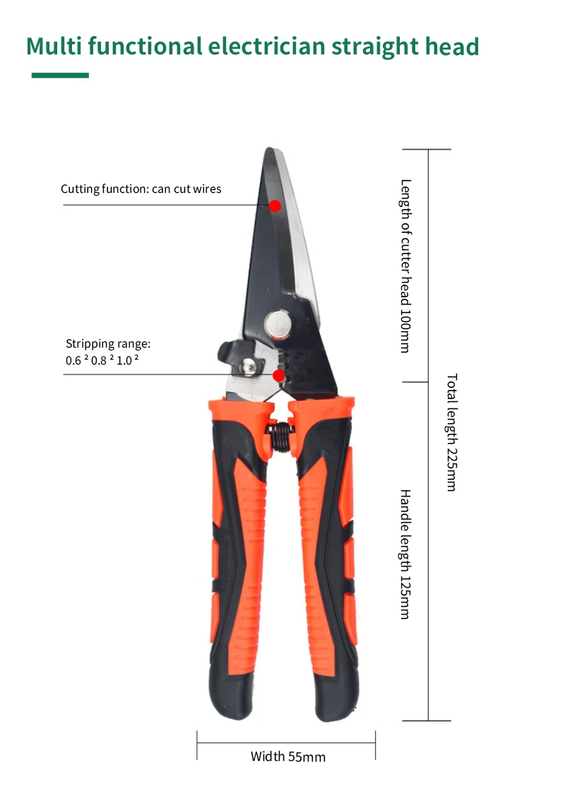 New Protable Wire Cutter Automatic Stripper Pliers Cable wire Strippers Crimping Tools Cutting Terminal 0.2-6.0mm2 Hand Tools
New Protable Wire Cutter Automatic Stripper Pliers Cable wire Strippers Crimping Tools Cutting Terminal 0.2-6.0mm2 Hand Tools