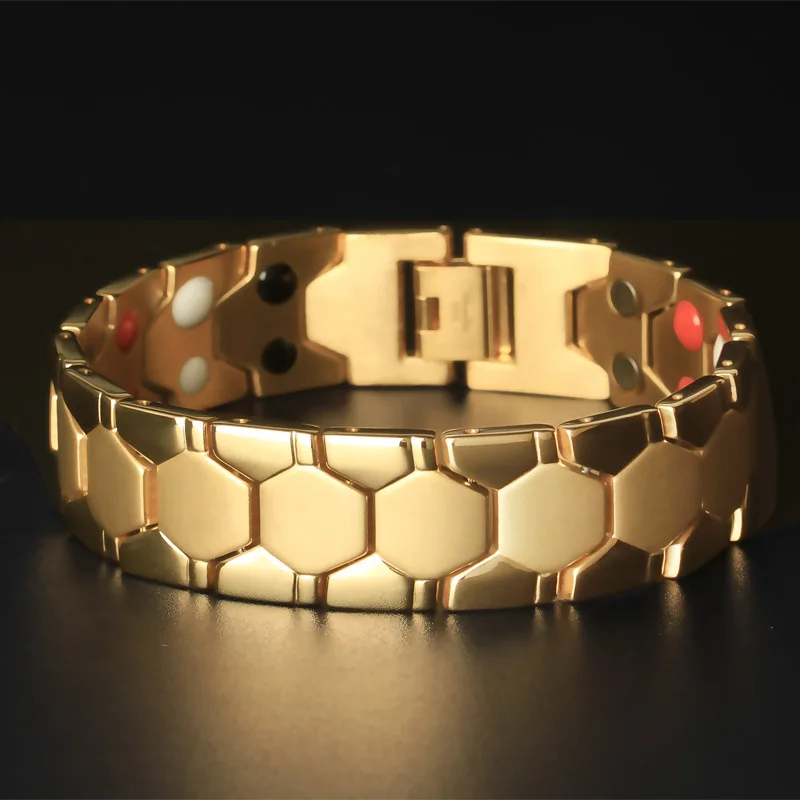 Fashion Sports Men Women Healthy Anion Bracelet Titanium Steel Ions Therapy Wide Bangles Wristband Lovers Gift
Fashion Sports Men Women Healthy Anion Bracelet Titanium Steel Ions Therapy Wide Bangles Wristband Lovers Gift