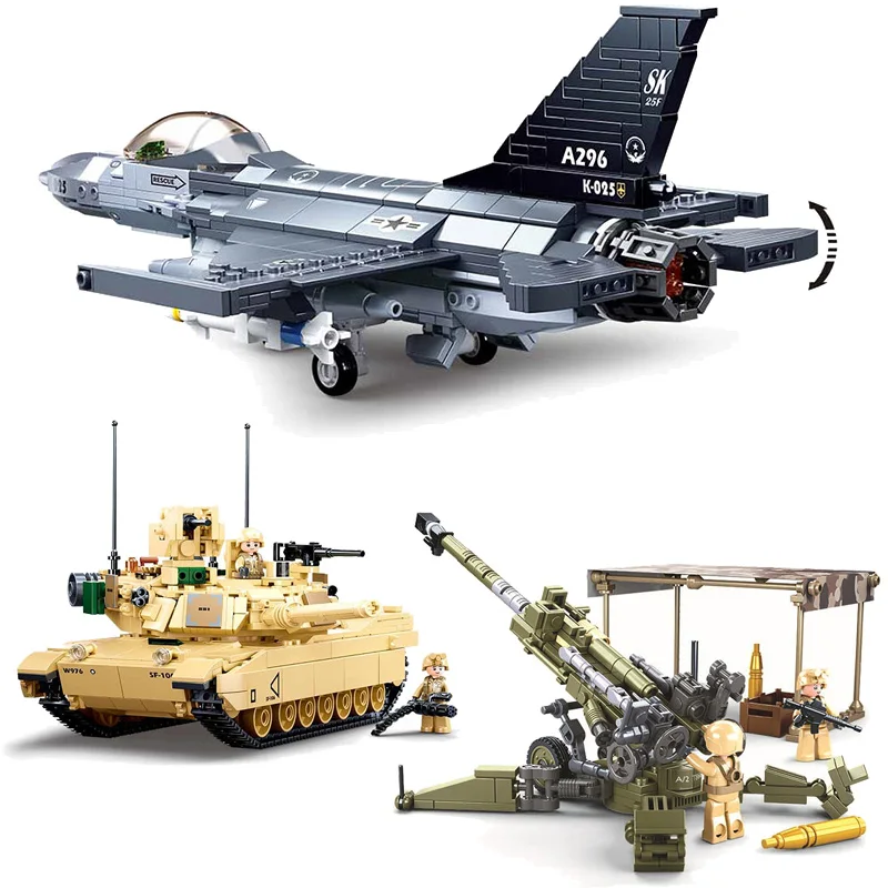 

Конструктор Sluban серии военные спецназ, истребитель, танк, Howitzer, подарки, игрушки, сборная модель, пазл, обучающая игрушка